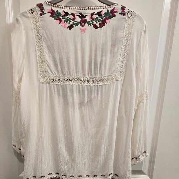 Tasha Polizzi Embroidered Blouse - Picture 7 of 9